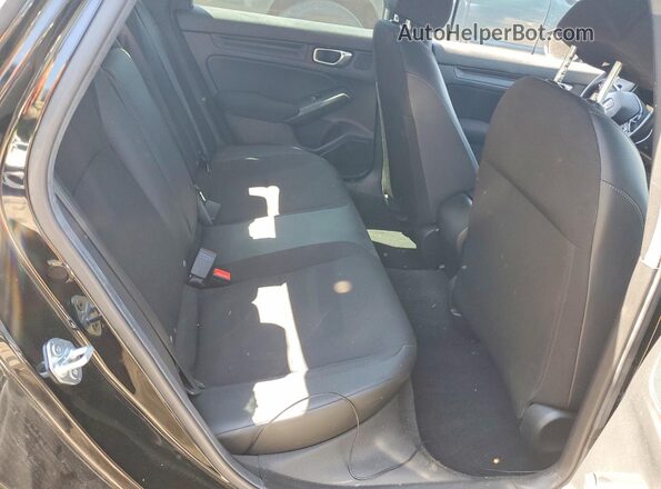 2HGFE2F5XSH500435 2025 HONDA CIVIC Black Вид задніх сидінь