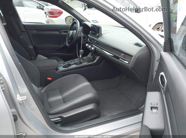 2HGFE2F5XSH506381 2025 HONDA CIVIC Серебряный Вид салона спереди