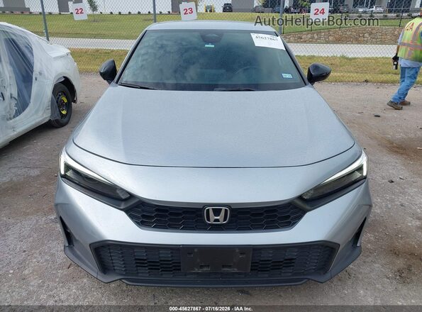 2HGFE2F5XSH506381 2025 HONDA CIVIC Серебряный Вид спереди