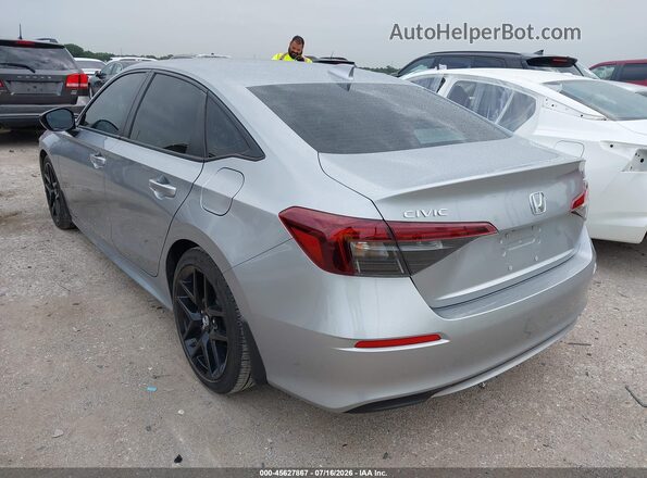 2HGFE2F5XSH506381 2025 HONDA CIVIC Серебряный Задняя левая четверть