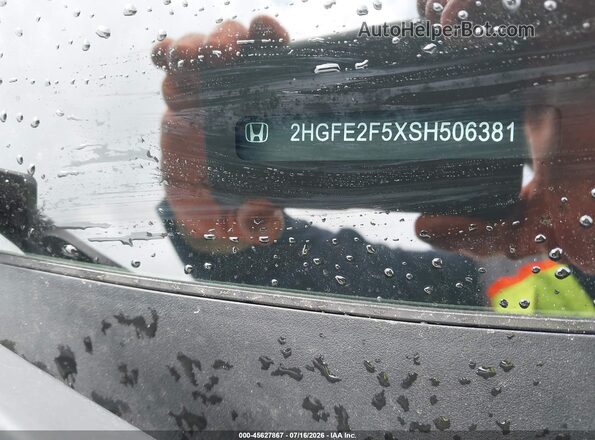 2HGFE2F5XSH506381 2025 HONDA CIVIC Серебряный Вид подкапотного пространства