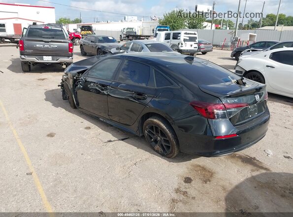 2HGFE2F5XSH510026 2025 HONDA CIVIC Черный Задняя левая четверть