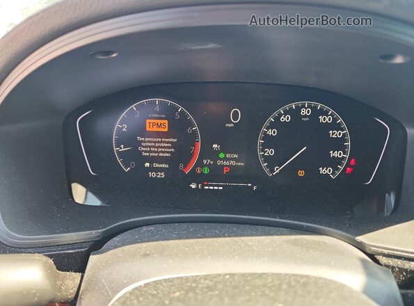 2HGFE2F5XSH526159 2025 HONDA CIVIC Silver Instrument cluster view