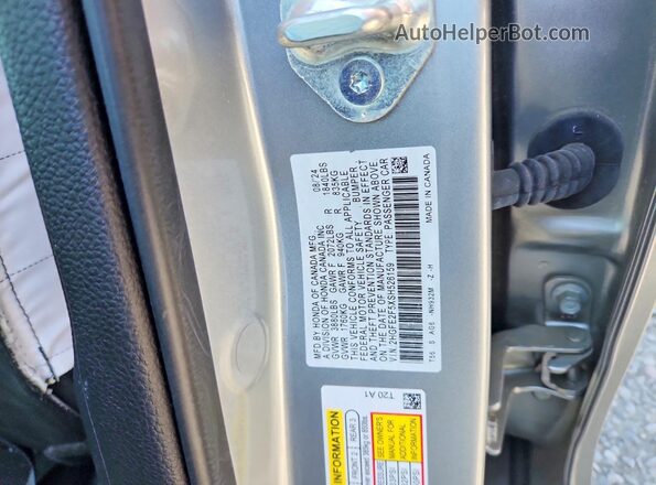2HGFE2F5XSH526159 2025 HONDA CIVIC Silver Engine compartment view