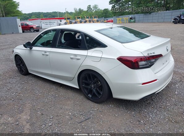 2HGFE2F5XSH558593 2025 HONDA CIVIC White Trasero izquierdo