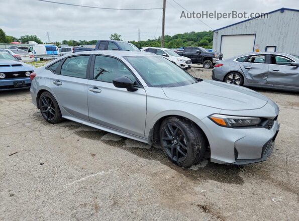 2HGFE2F5XSH559386 2025 HONDA CIVIC Silver Передня права чверть