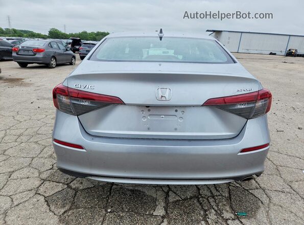 2HGFE2F5XSH559386 2025 HONDA CIVIC Silver Вид ззаду