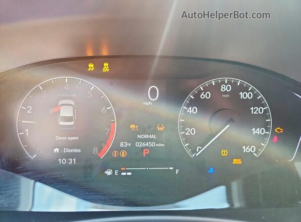 2HGFE2F5XSH559386 2025 HONDA CIVIC Silver Вид щитка приладів