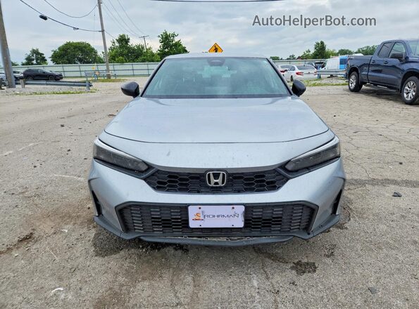 2HGFE2F5XSH559386 2025 HONDA CIVIC Silver Вид спереду