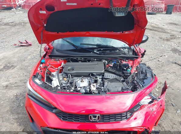2HGFE2F5XSH588144 2025 HONDA CIVIC Red Հետևի տեսք