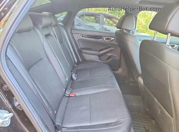 2HGFE4F80SH016957 2025 HONDA CIVIC Black Vista de los asientos traseros