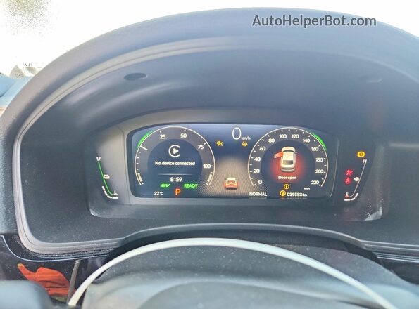 2HGFE4F80SH016957 2025 HONDA CIVIC Black Vista del cuadro de instrumentos