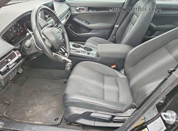 2HGFE4F80SH340006 2025 HONDA CIVIC Черный Вид салона спереди