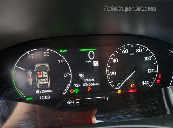 2HGFE4F80SH340006 2025 HONDA CIVIC Черный Вид щитка приборов
