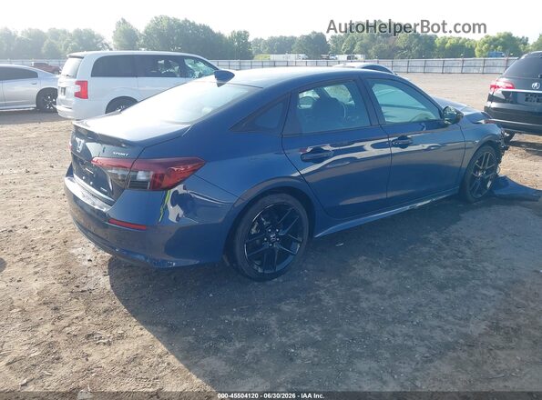 2HGFE4F80SH352222 2025 HONDA CIVIC Blue Trasero derecho