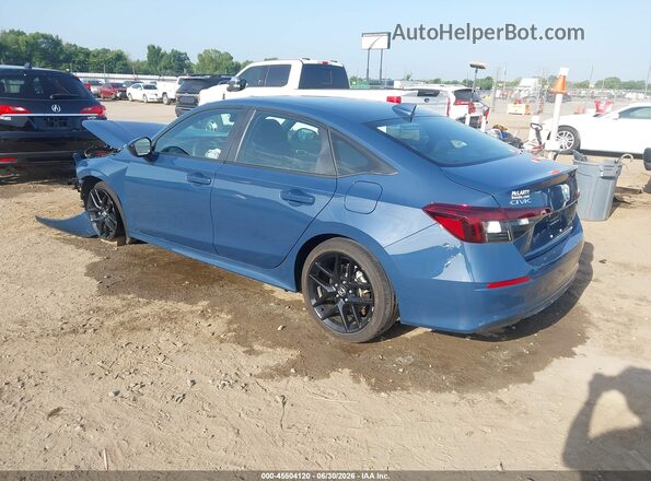 2HGFE4F80SH352222 2025 HONDA CIVIC Blue Trasero izquierdo