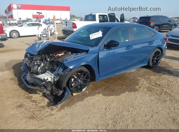 2HGFE4F80SH352222 2025 HONDA CIVIC Blue Vista tres cuartos delantera izquierda