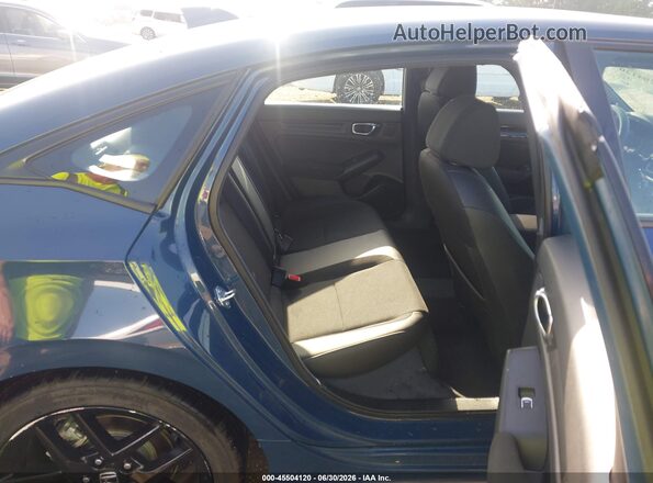2HGFE4F80SH352222 2025 HONDA CIVIC Blue Vista de la etiqueta del VIN