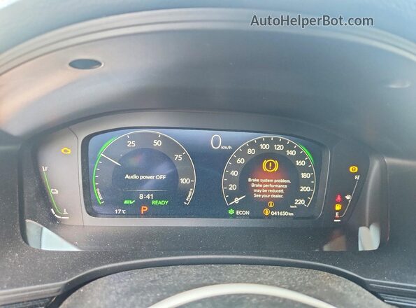 2HGFE4F80TH001926 2026 HONDA CIVIC Black Instrument cluster view