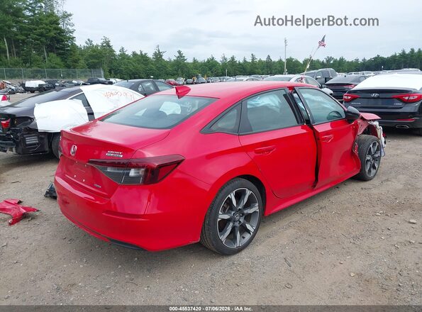 2HGFE4F81SH310321 2025 HONDA CIVIC Red Tył prawy