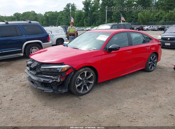 2HGFE4F81SH310321 2025 HONDA CIVIC Red Przód lewy
