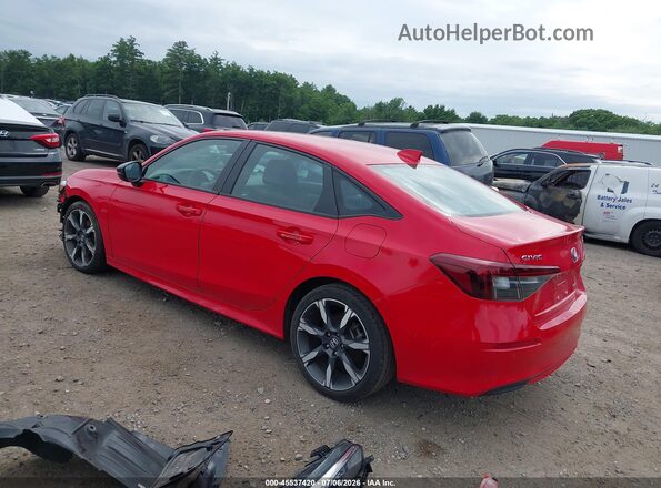 2HGFE4F81SH310321 2025 HONDA CIVIC Red Tył lewy