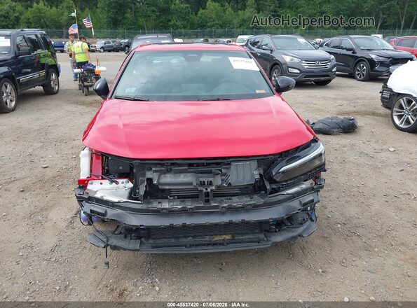 2HGFE4F81SH310321 2025 HONDA CIVIC Red Widok wnętrza z tyłu