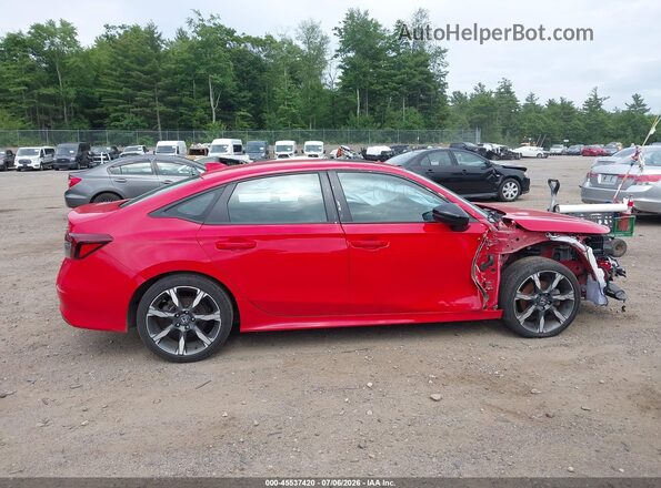 2HGFE4F81SH310321 2025 HONDA CIVIC Red Widok wnętrza 360 stopni