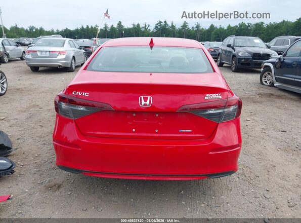 2HGFE4F81SH310321 2025 HONDA CIVIC Red 