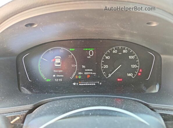 2HGFE4F81SH328365 2025 HONDA CIVIC White Widok zestawu wskaźników