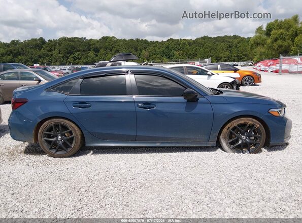2HGFE4F81SH355050 2025 HONDA CIVIC Blue უკანა სალონის ხედი