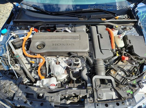 2HGFE4F81TH305069 2026 HONDA CIVIC Синий Вид задней части салона