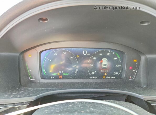 2HGFE4F81TH305069 2026 HONDA CIVIC Синий Вид щитка приборов