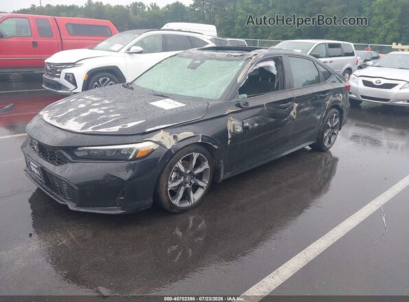 2HGFE4F81TH314113 2026 HONDA CIVIC Black წინა მარცხენა ხედი სამი მეოთხედიდან