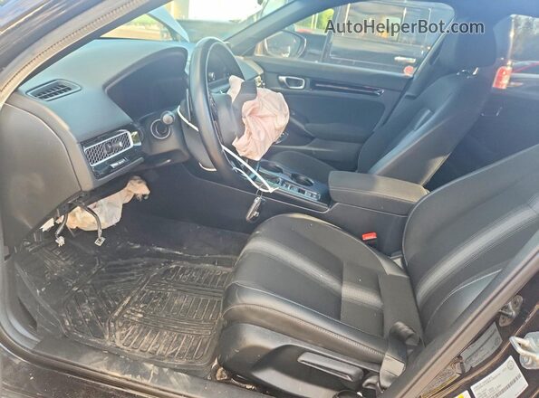 2HGFE4F82SH001523 2025 HONDA CIVIC Black Вид салону спереду