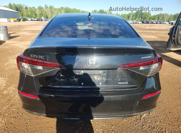 2HGFE4F82SH001523 2025 HONDA CIVIC Black Вид ззаду