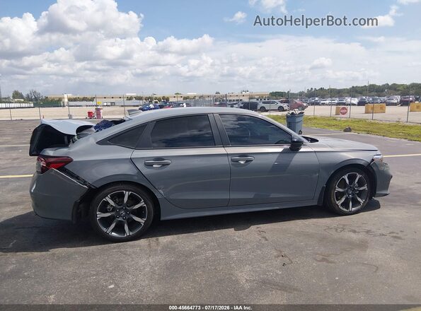 2HGFE4F82SH301708 2025 HONDA CIVIC Gray Вид задньої частини салону