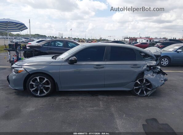 2HGFE4F82SH301708 2025 HONDA CIVIC Gray Панорамний вид салону 360°