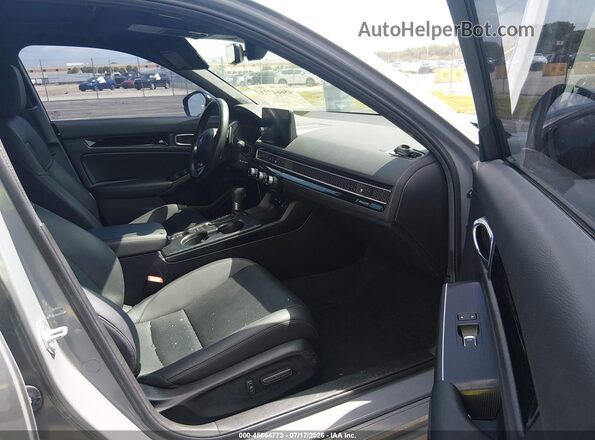 2HGFE4F82SH301708 2025 HONDA CIVIC Gray Вид салону спереду