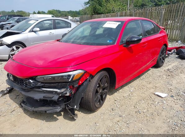 2HGFE4F82SH344803 2025 HONDA CIVIC Красный Передняя левая четверть