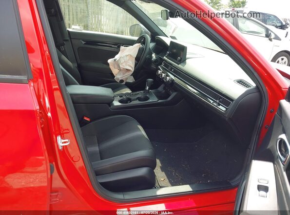 2HGFE4F82SH344803 2025 HONDA CIVIC Красный Вид салона спереди