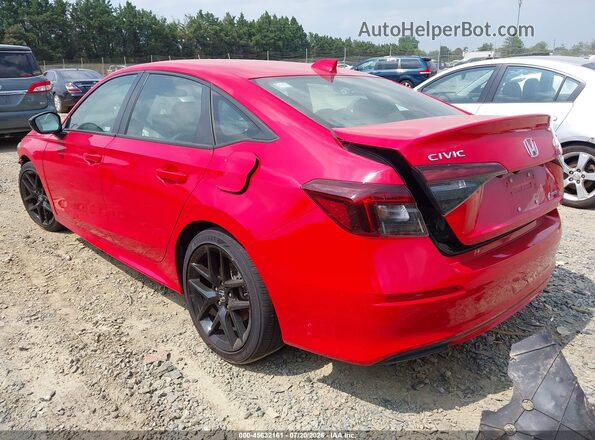 2HGFE4F82SH344803 2025 HONDA CIVIC Красный Задняя левая четверть