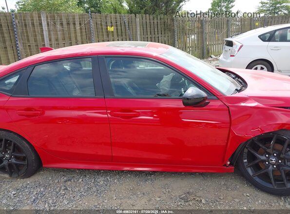 2HGFE4F82SH344803 2025 HONDA CIVIC Красный Панорамный вид салона 360°