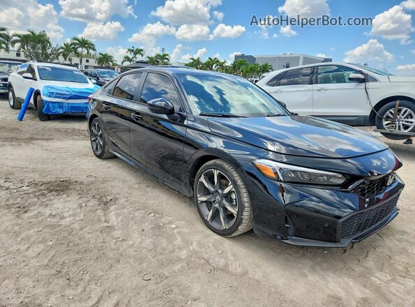 2HGFE4F82SH348754 2025 HONDA CIVIC Черный Передняя правая четверть