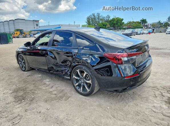 2HGFE4F82SH348754 2025 HONDA CIVIC Черный Задняя левая четверть