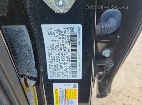 2HGFE4F82SH348754 2025 HONDA CIVIC Черный Вид подкапотного пространства