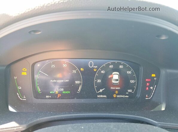 2HGFE4F82TH307350 2026 HONDA CIVIC Gray Instrument cluster view