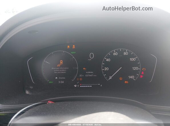 2HGFE4F82TH307557 2026 HONDA CIVIC Dark Blue Вид задніх сидінь
