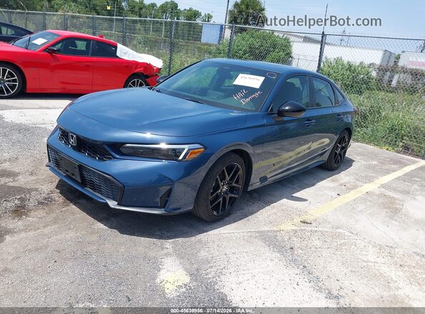 2HGFE4F82TH333298 2026 HONDA CIVIC Синий Передняя левая четверть