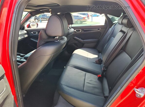 2HGFE4F83SH305086 2025 HONDA CIVIC Red Vista de los asientos traseros